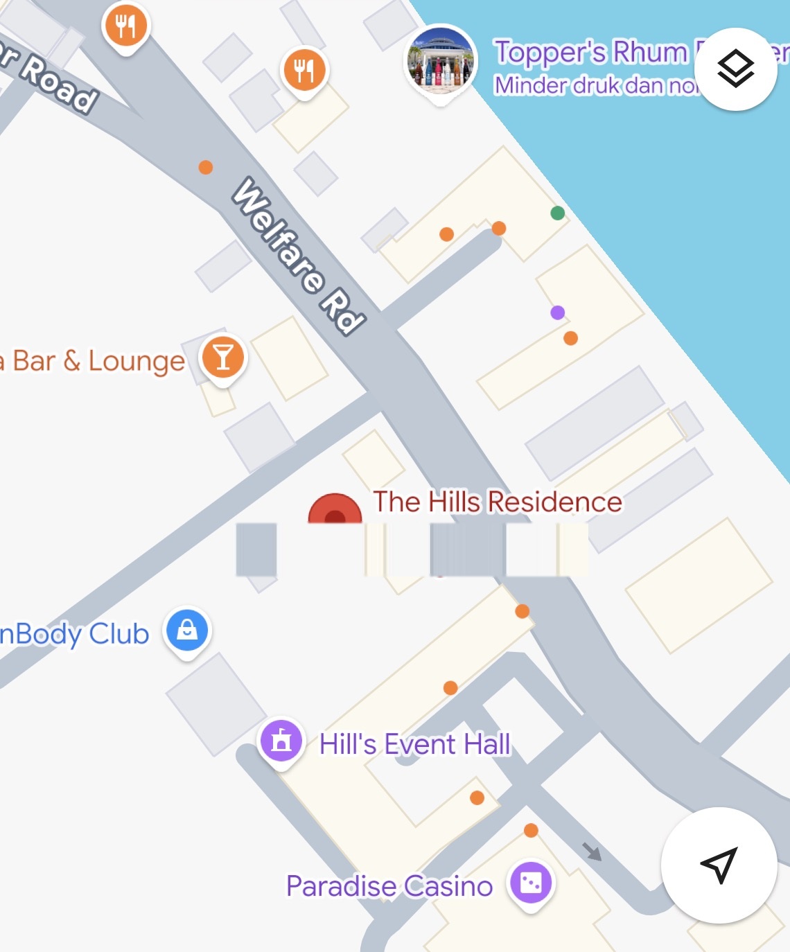 The Hills Residence location map
